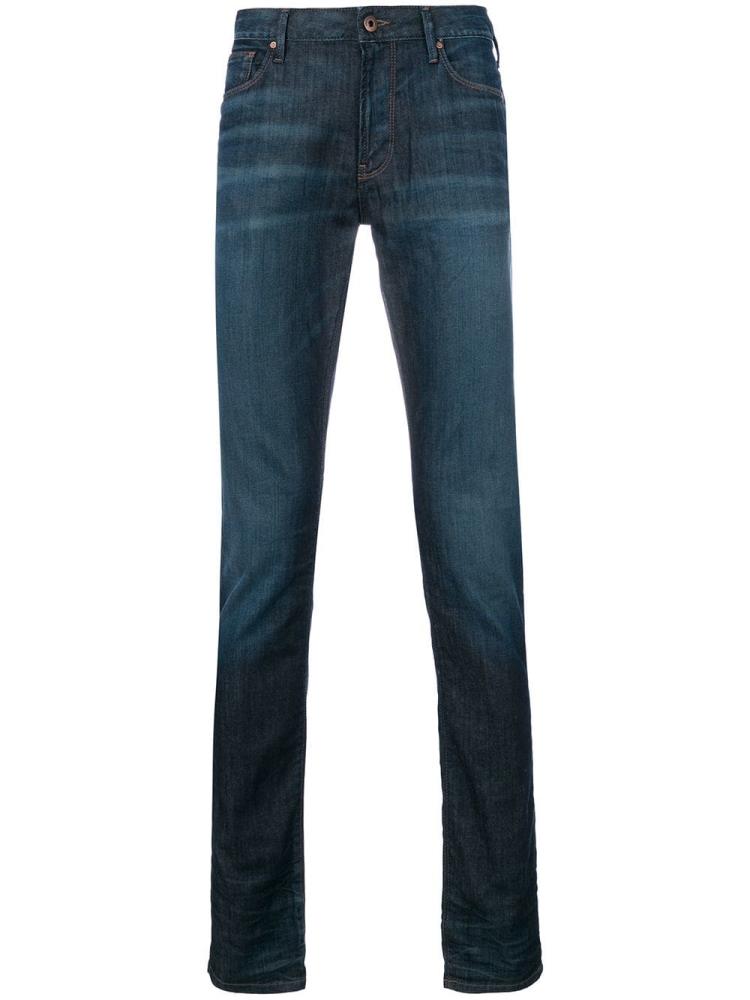 Armani Jeans Official Website Emporio Armani Regular Fit Mens Blue